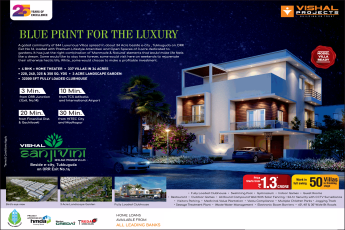 Construction going in full swing at Vishal Sanjivini at Hyderabad